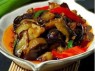 sour spicy aubergine 鱼香茄子 (有肉)