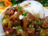 soy trotter  rice meal 红烧猪蹄盖饭