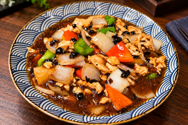 Chicken in Black Bean Sauce
