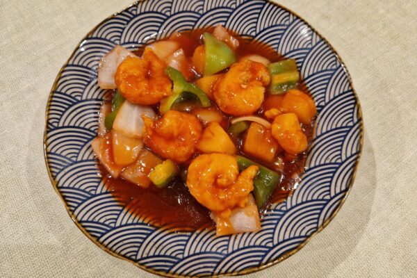 Sweet and Sour King Prawns HK Style